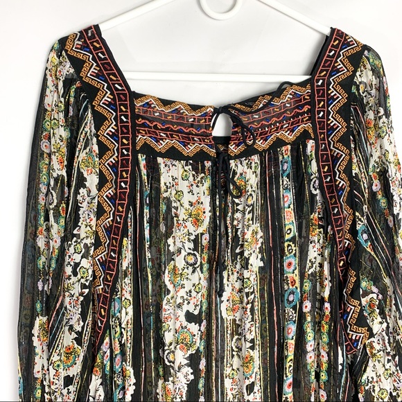 Free People dance magic semi-sheer tunic top - Picture 6 of 7